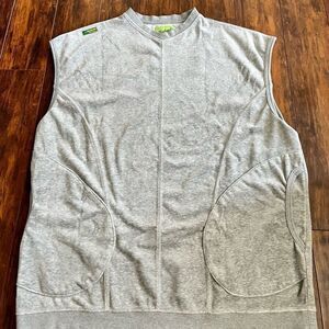 Grey Comfy and Cozy Akademiks Festival Wear Sleeveless Sweater